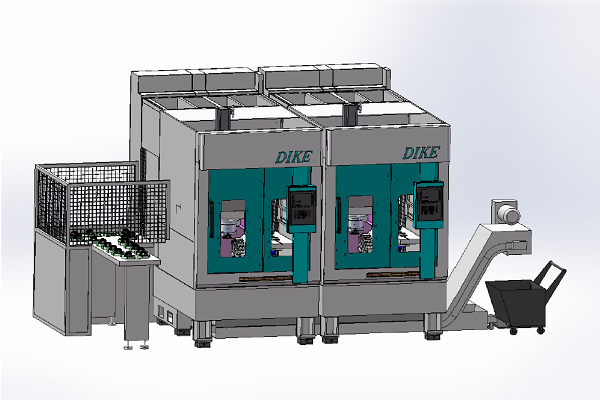 倒立式車床加工視頻
